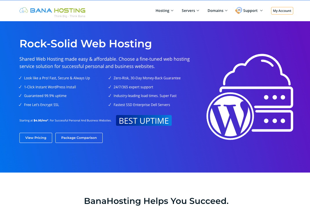 Banahosting - hosting para proyectos SEO