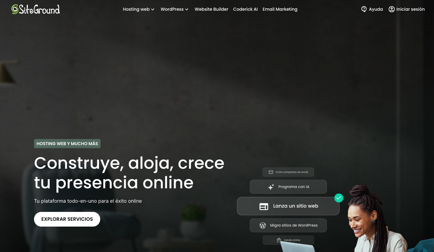 SiteGround - hosting para Argentina